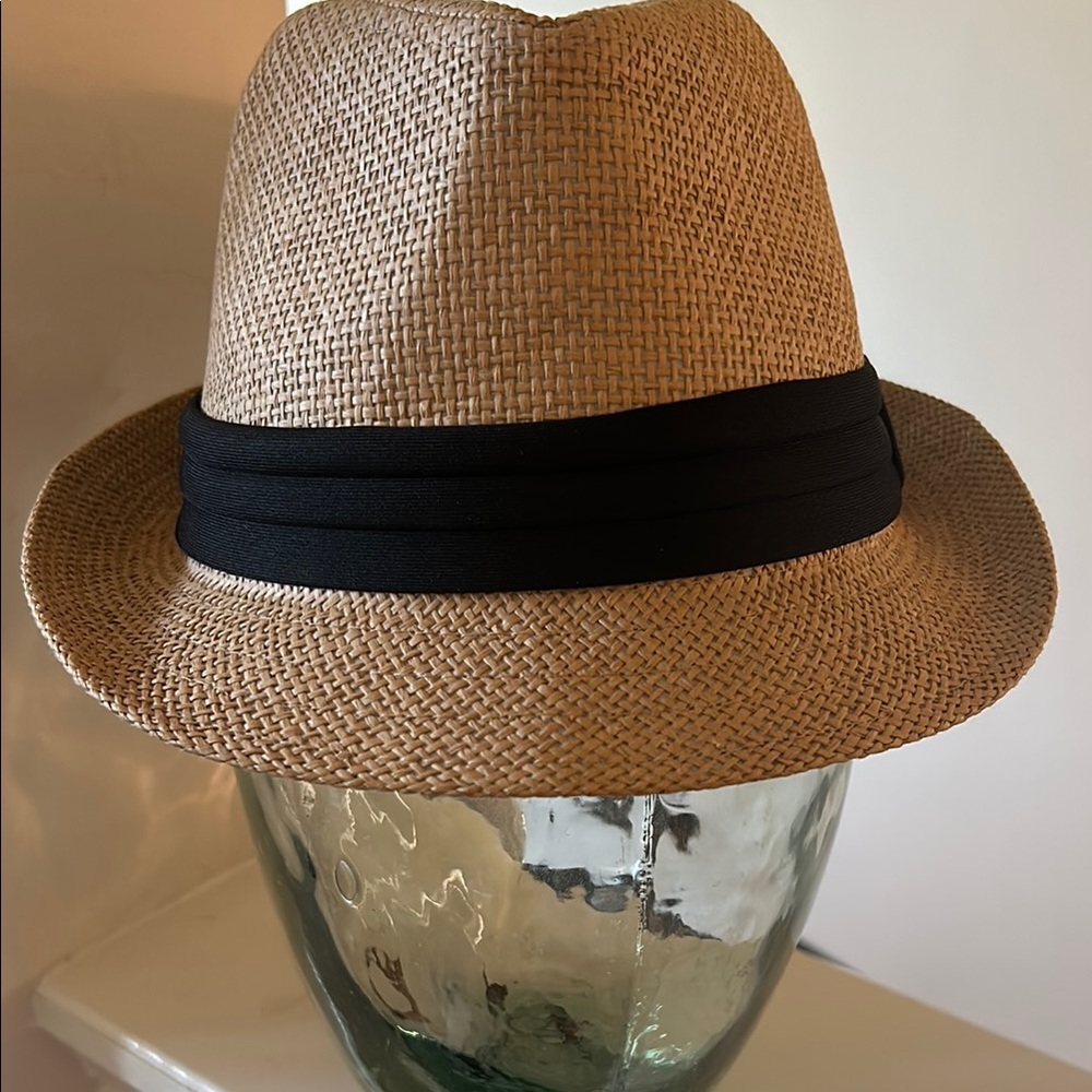 Chic Tan Fedora with Black Band